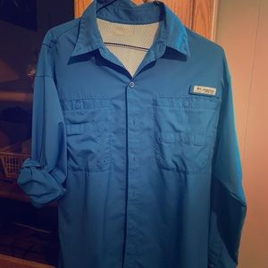 Men’s LS button down Columbia PFG
